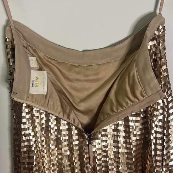 Anthropologie Maeve sequin skirt size 6 with lining no pockets - Picture 8 of 11
